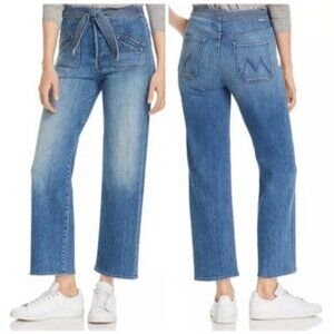 Mother The Tie Patch Rambler Jean Hop On Hop Off Jeans Womens Size 29 Stretch